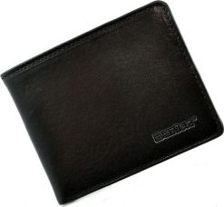 Bartex BARTEX 1007M skórzany portfel męski czarny Slim 1007M. Czarne portfele męskie Bartex, bez wzorów. Za 99.00 zł.