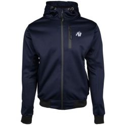 Kurtka z dresu Gorilla Wear Glendal Softshell. Niebieskie kurtki męskie GORILLA WEAR, l, bez wzorów, z dresówki, eleganckie, bez kaptura. Za 400.10 zł.