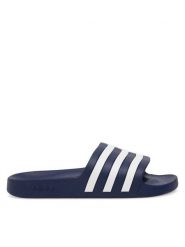 Adidas Klapki ADILETTE AQUA F35542_ Granatowy. Niebieskie klapki męskie Adidas, bez wzorów, z tworzywa sztucznego, bez zapięcia. Za 99.99 zł.