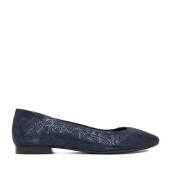 Baleriny Lasocki. Niebieskie balerinki damskie Lasocki, bez wzorów, bez obcasa, bez zapięcia. Za 159.99 zł.