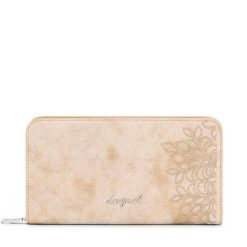 Portfel Desigual. Brązowe portfele damskie Desigual. Za 249.99 zł.