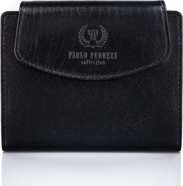 Paolo Peruzzi CZRNY SKÓRZANY PORTFEL DAMSKI PAOLO PERUZZI RFID T-12-BL. Portfele damskie Paolo Peruzzi. Za 114.66 zł.