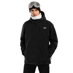 Kurtka snowboardowa męska W5 Nix. Czarne kurtki męskie SIROKO, l, bez wzorów, bez kaptura. Za 1,056.00 zł.