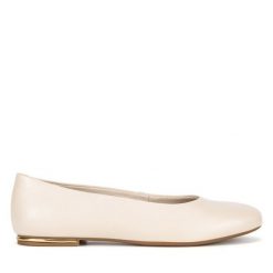 Baleriny Lasocki. Brązowe balerinki damskie Lasocki, bez wzorów, bez obcasa, bez zapięcia. Za 149.99 zł.
