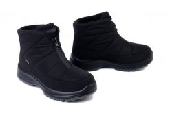 JOSEF SEIBEL 91855 PL76 100 Colorado 55 schwarz, botki damskie. Czarne botki damskie Josef Seibel, bez wzorów, bez obcasa, bez zapięcia. Za 315.92 zł.