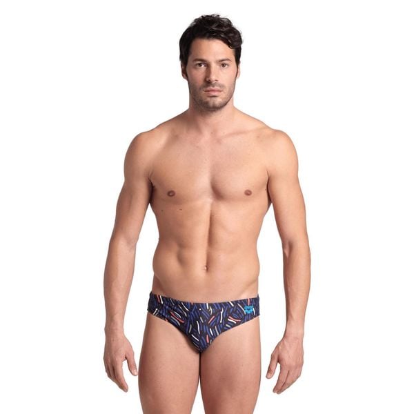 Kąpielówki męskie slipy kąpielowe sportowe na basen plażę Arena Allover. Niebieskie kąpielówki męskie ARENA, m, bez wzorów. Za 129.99 zł.