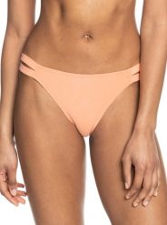 Dół stroju kąpielowego damskiego Roxy Beach Classics. Brązowe stroje kąpielowe damskie Roxy, xl, bez wzorów, z elastanu. Za 48.99 zł.