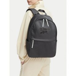 Plecak Reebok. Szare plecaki męskie Reebok, bez wzorów, sportowe. Za 129.99 zł.