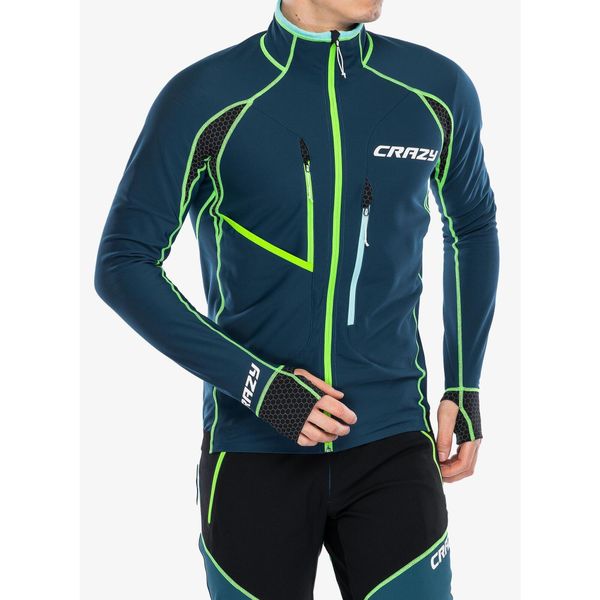 Bluza rozpinana męska Crazy Pull Acceleration. Zielone bluzy męskie CRAZY, na zimę, m, bez wzorów, sportowe, bez ramiączek, bez kaptura. Za 797.99 zł.