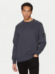 Calvin Klein Jeans Bluza J30J323426 Granatowy Regular Fit. Niebieskie bluzy męskie Calvin Klein Jeans, m, bez wzorów, z bawełny, bez ramiączek, bez kaptura. W wyprzedaży za 209.99 zł.