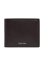 Calvin Klein Portfel Raised Billfold W/ Coin LV04D1163G Brązowy. Brązowe portfele męskie Calvin Klein, bez wzorów, ze skóry. Za 329.99 zł.
