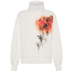 Deha Bluza Z Grafiką Soft Touch Damskie. Białe bluzy damskie Deha, s, bez wzorów, z elastanu, eleganckie, bez ramiączek, bez kaptura. Za 415.99 zł.