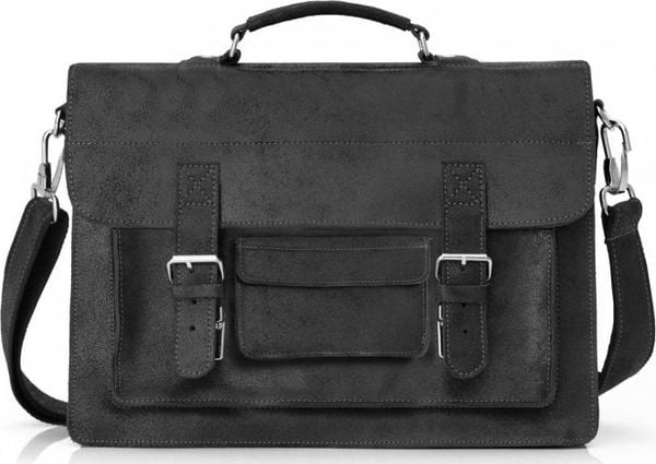 Solome SZARA SKÓRZANA TORBA LISTONOSZKA NA RAMIĘ SOLOME. Szare torby na ramię męskie Solome, na ramię. Za 349.00 zł.