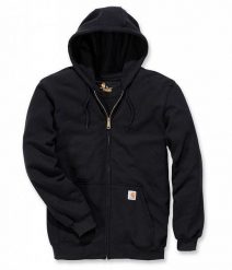 Visent Bluza Carhartt Midweight Hooded ZIP Black. Czarne bluzy męskie Visent, m, bez wzorów, bez ramiączek, bez kaptura. Za 265.11 zł.