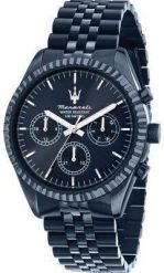 Zegarek Maserati Zegarek Męski Maserati Competizione R8873600011 Chronograph Steel Blue. Niebieskie zegarki męskie maserati, bez wzorów. Za 537.99 zł.