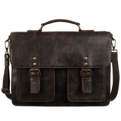 Torba męska skórzana Canaletto vintage laptop do 15″ TM530s344. Brązowe torby na laptopa damskie bez wzorów, ze skóry. Za 520.00 zł.
