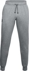 Under Armour Spodnie UA Rival Fleece Joggers 1357128 012 szary S. Szare spodnie sportowe męskie Under Armour, m, bez wzorów. Za 200.87 zł.
