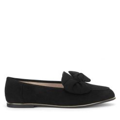 Baleriny Clara Barson. Czarne balerinki damskie Clara Barson, bez wzorów, bez obcasa, bez zapięcia. Za 69.99 zł.