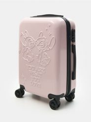 Walizka Stitch - różowy. Czerwone walizki damskie Sinsay, bez wzorów. Za 149.99 zł.