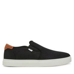 Tenisówki Toms. Czarne trampki męskie Toms, bez wzorów, bez zapięcia. Za 179.99 zł.