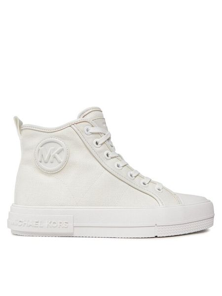 MICHAEL Michael Kors Trampki Evy High Top 43R4EYFS4D Biały. Białe trampki i tenisówki damskie MICHAEL Michael Kors, bez wzorów, z materiału, bez zapięcia. Za 589.99 zł.