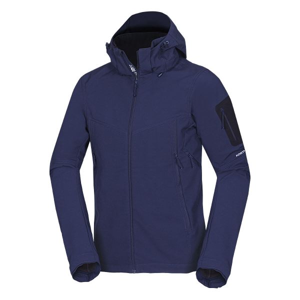 Kurtka softshell męska Northfinder Abner bluenights. Niebieskie kurtki męskie Northfinder, l, bez wzorów, z softshellu, bez kaptura. Za 377.57 zł.