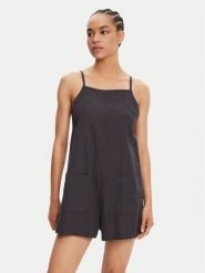 Roxy Kombinezon Lavender Haze ERJWO03014 Czarny Regular Fit. Czarne sukienki damskie Roxy, m, bez wzorów, z wiskozy, bez kołnierzyka, bez ramiączek. Za 229.99 zł.
