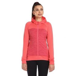 Bluza damska Kilpi Layana. Czerwone bluzy damskie Kilpi, na zimę, s, bez wzorów, sportowe, bez ramiączek, z kapturem. Za 215.49 zł.