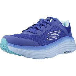 Buty SKECHERS MAX CUSHIONING ENDEAVOUR Niebieski. Niebieskie buty zimowe męskie Skechers, bez wzorów, z tkaniny, bez obcasa, bez zapięcia. Za 359.99 zł.