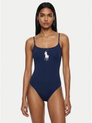 Polo Ralph Lauren Strój kąpielowy 21654304 Granatowy. Niebieskie stroje kąpielowe damskie Polo Ralph Lauren, xl, bez wzorów, z syntetyku. Za 789.99 zł.