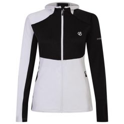 Bluza turystyczna damska Dare 2B Convey II. Białe bluzy damskie Dare 2B, bez wzorów, sportowe, bez ramiączek, bez kaptura. W wyprzedaży za 249.99 zł.