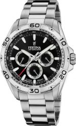 Zegarek Festina Zegarek męski Festina F20623-4 srebrny. Szare zegarki męskie Festina, bez wzorów, srebrne. Za 416.99 zł.