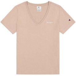 Koszulka damska Champion 117536. Brązowe koszulki sportowe damskie Champion, xs, bez wzorów, prążkowane, bez ramiączek. Za 95.00 zł.
