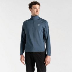 Bluza turystyczna męska Dare 2B Fuse Up II termoaktywna. Niebieskie bluzy męskie Dare 2B, m, bez wzorów, bez ramiączek, bez kaptura. Za 211.00 zł.