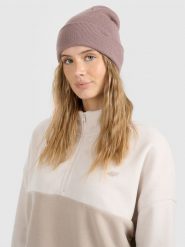 4F Czapka beanie uniseks - brązowa Uniwersalny. Brązowe czapki męskie 4F, na zimę, bez wzorów, z materiału. Za 39.99 zł.