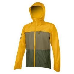 Kurtka rowerowa męska Endura Singletrack II Waterproof. Żółte kurtki męskie ENDURA, m, bez wzorów, bez kaptura, rowerowe. Za 629.99 zł.