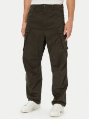 G-Star Raw Spodnie cargo Rovic 3D D30010 5126 Szary ciemny Relaxed Fit. Szare spodnie materiałowe męskie G-Star Raw, bez wzorów, z bawełny. Za 429.99 zł.