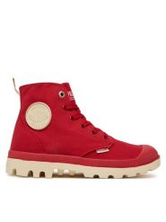 Palladium Trapery Pampa Duo Chrome 74470-656-M Czerwony. Czerwone buty zimowe męskie Palladium, bez wzorów, z materiału, bez obcasa, bez zapięcia. Za 271.15 zł.