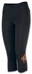 Legginsy do biegania damskie Joma Pirate Pants Trendy. Czarne legginsy damskie Joma, bez wzorów, z poliesteru. Za 64.99 zł.