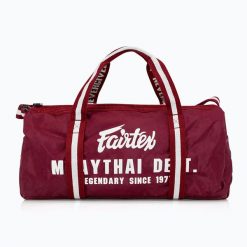 Torba treningowa Fairtex Barrel Bag. Czerwone torby sportowe męskie FAIRTEX, bez wzorów, z materiału. Za 559.99 zł.