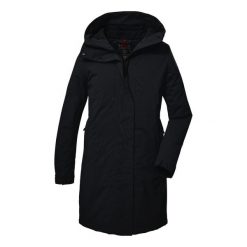 Parka damska z kapturem Killtec GW 73. Czarne parki damskie GIGA DX, na zimę, m, bez wzorów, z materiału, z kapturem. Za 755.55 zł.