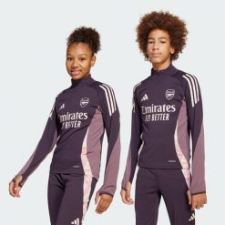 Bluza Arsenal Tiro 24 Training. Czarne bluzy damskie Adidas, bez wzorów, z dresówki, sportowe, bez ramiączek, bez kaptura. W wyprzedaży za 229.50 zł.