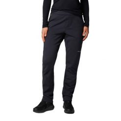 Spodnie Turystyczne Damskie Columbia Vast Canyon High-Rise. Czarne spodnie sportowe damskie Columbia, bez wzorów, z softshellu, sportowe, trekkingowe. Za 359.99 zł.