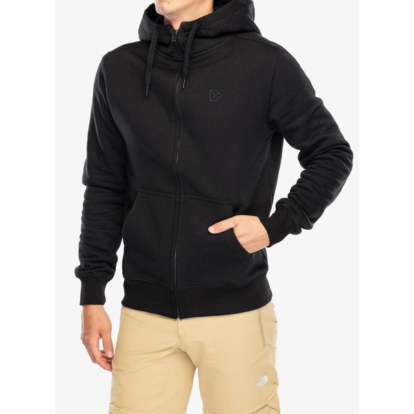 Bluza z kapturem męska Didriksons Ven Full Zip. Czarne bluzy męskie Didriksons, l, bez wzorów, casualowe, bez ramiączek, z kapturem. Za 293.99 zł.
