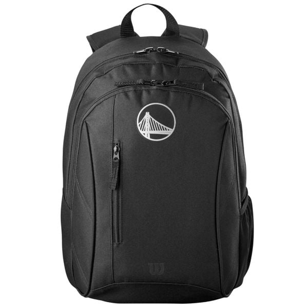 Plecak sportowo-turystyczny dla dorosłych NBA Team Golden State Warriors 30 L. Czarne plecaki męskie Wilson, bez wzorów, z materiału, sportowe. Za 180.00 zł.