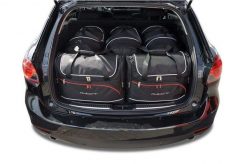 Torby Do Bagażnika Mazda 6 Kombi 2012-2024 5Szt Kjust. Czarne torby podróżne damskie KJUST, bez wzorów, z kauczuku. Za 1,540.00 zł.