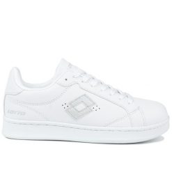 Buty damskie sportowe do chodzenia Lotto JAMBOL GC. Białe obuwie sportowe damskie Lotto, bez wzorów, bez zapięcia, trekkingowe. Za 139.00 zł.