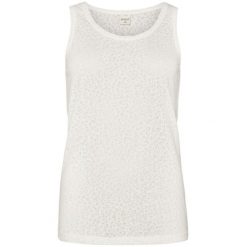 Koszulka damska PROTEST Marrit singlet. Białe koszulki sportowe damskie Protest, bez wzorów, bez ramiączek. W wyprzedaży za 65.00 zł.