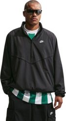 Kurtka męska Nike Kurtka męska Nike Windrunner czarna IF3390 010 L. Czarne kurtki męskie Nike, l, bez wzorów, bez kaptura. Za 366.11 zł.