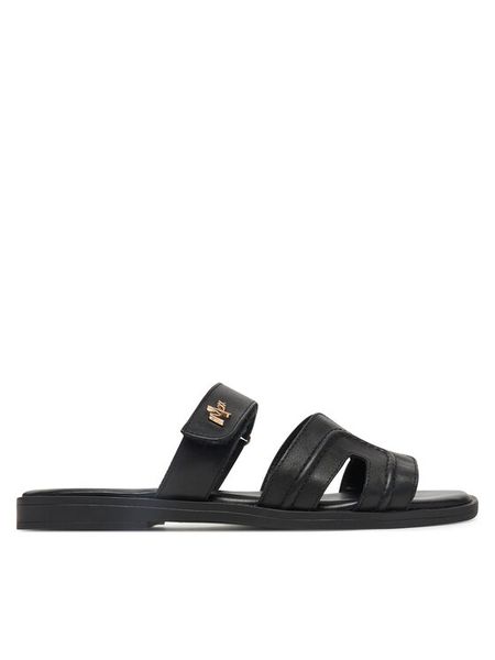 MEXX Klapki MX/012C-EST Czarny. Czarne klapki damskie Mexx, bez wzorów, ze skóry, bez obcasa, bez zapięcia. Za 139.99 zł.